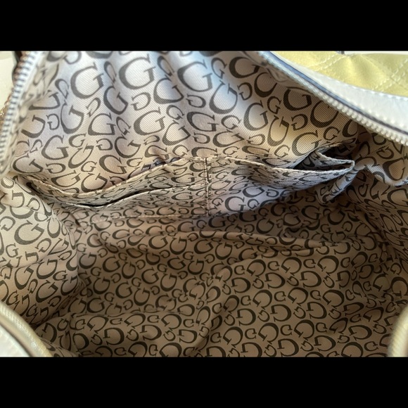 Yellow Guess Faux Leather Fully Lined Handbag - Picture 11 of 15